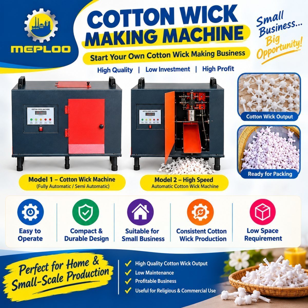 COTTON WIKS MACHINE FOR SALE ..... FULLY  AUTOMATIC